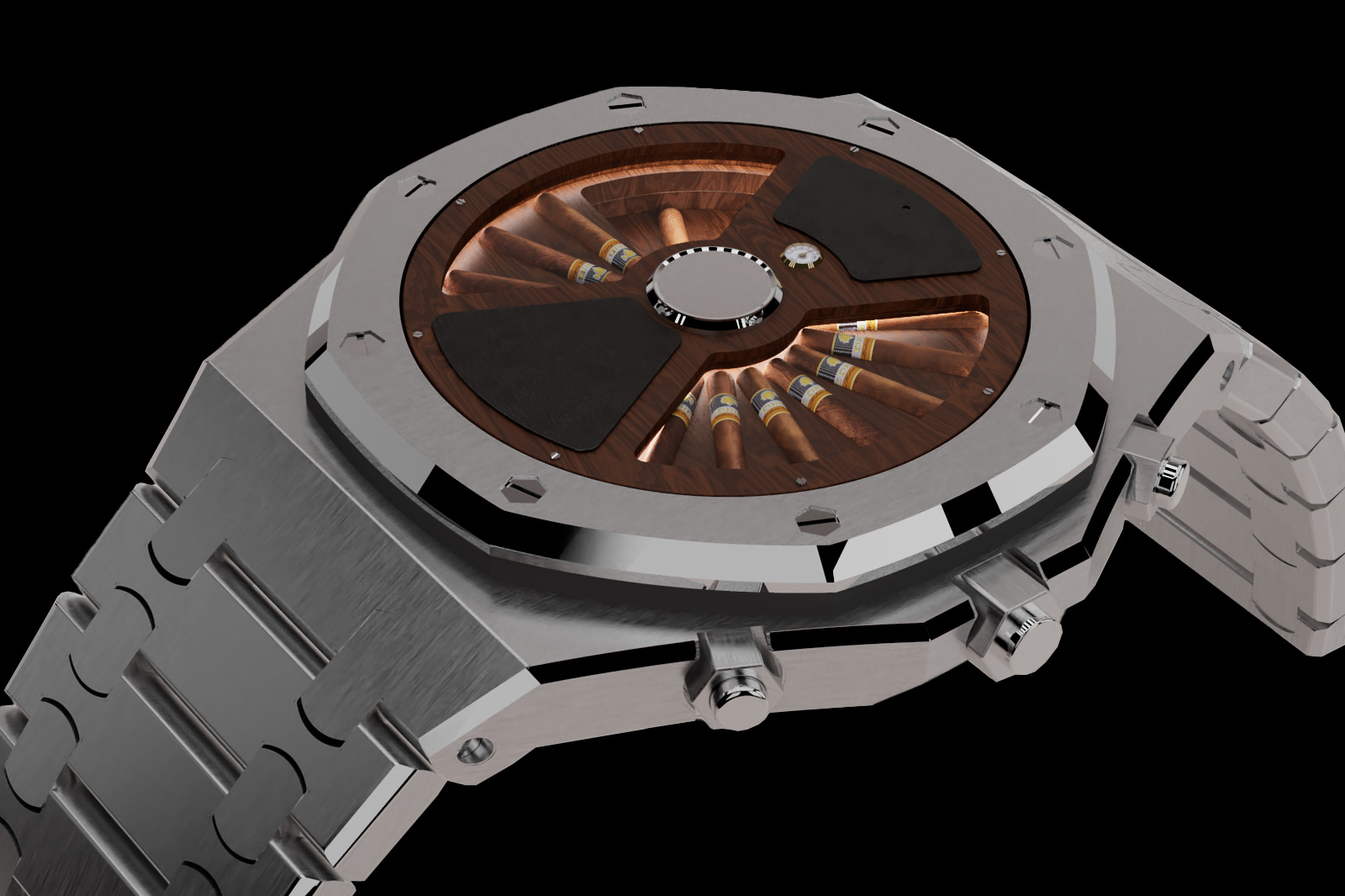 Costas Design Functional Wristwatch Sculpture