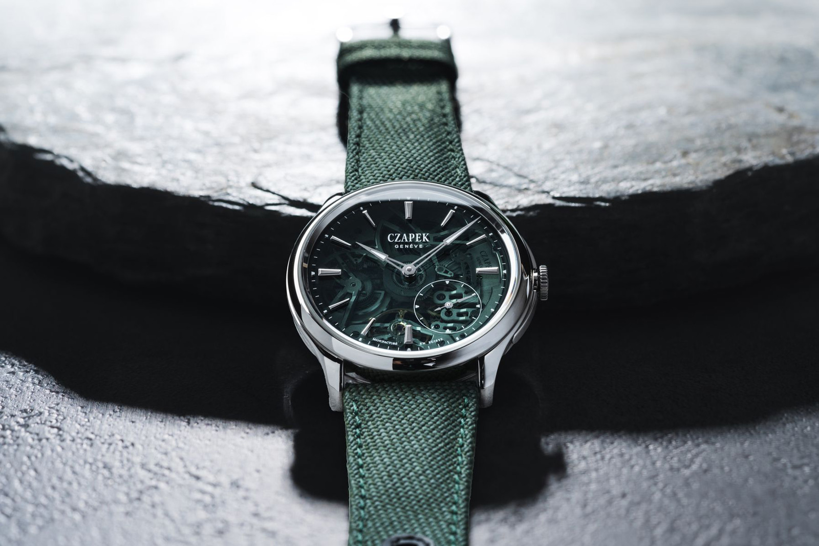 Czapek × Fratello Promenade Transparencies Viridian Green