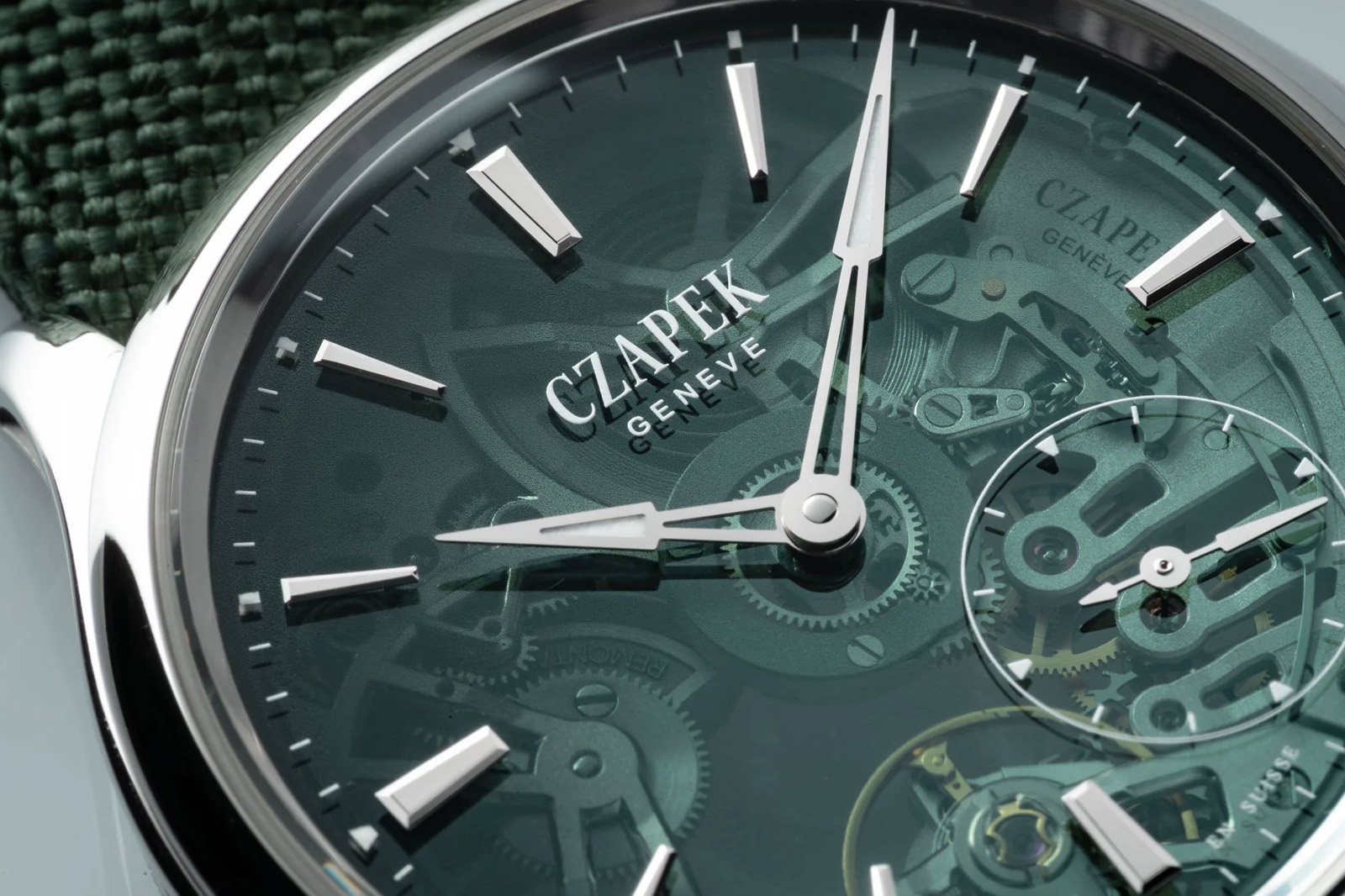 Czapek × Fratello Promenade Transparencies Viridian Green