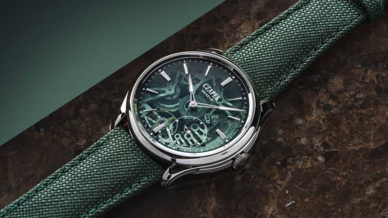 Czapek × Fratello Promenade Transparencies Viridian Green
