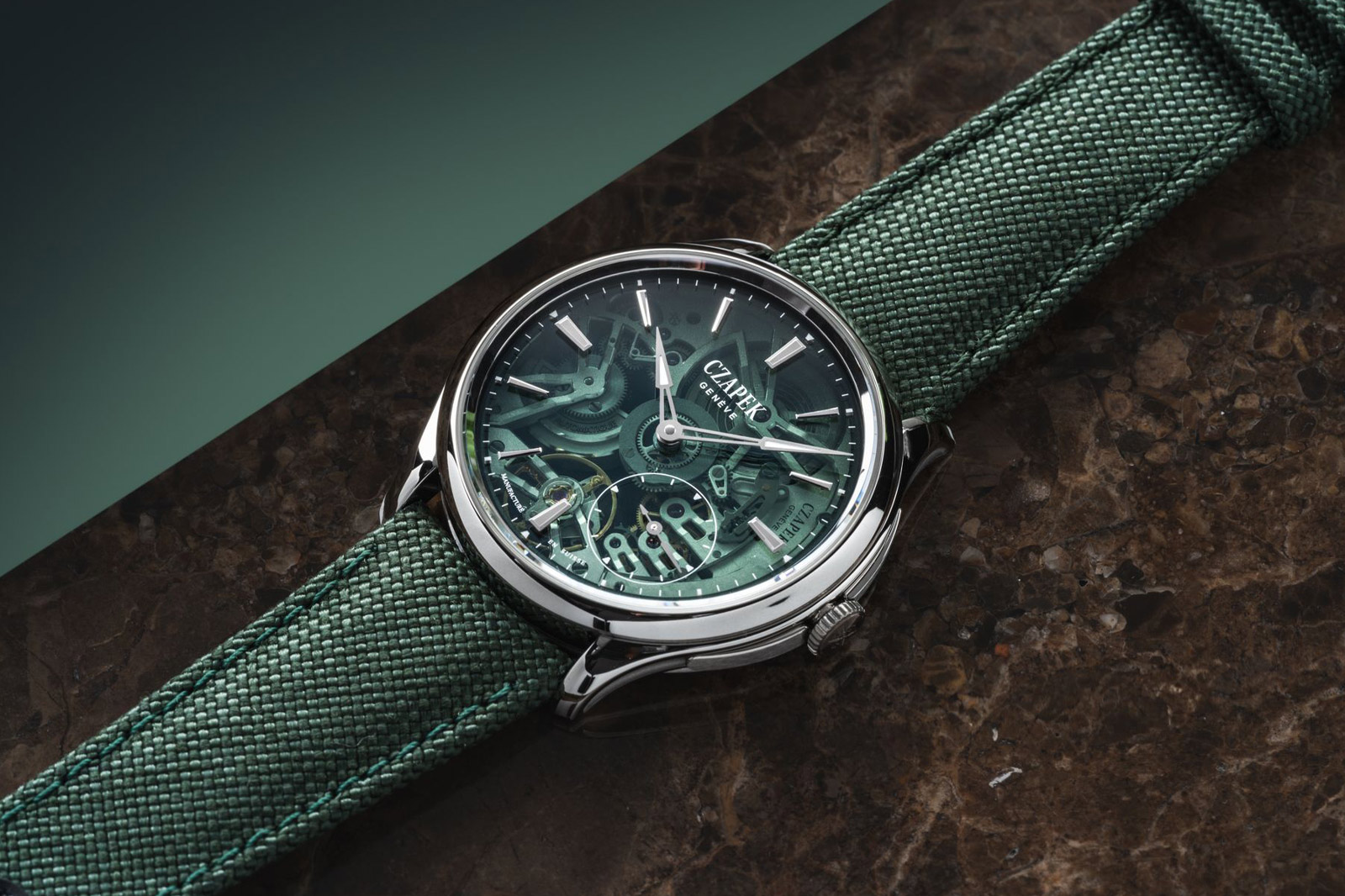 Fratello x Czapek & Cie Launch Promenade Transparencies Viridian Green
