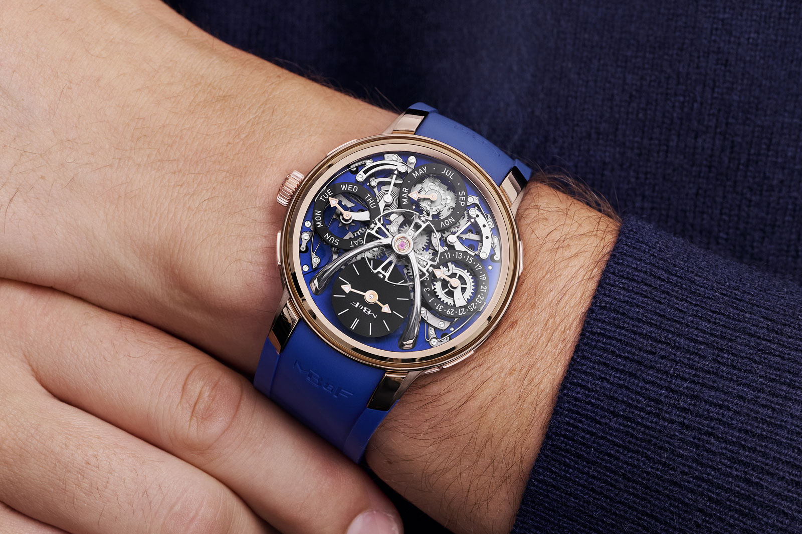 MB&F Legacy Machine Perpetual EVO Silicon Valley Rose Gold