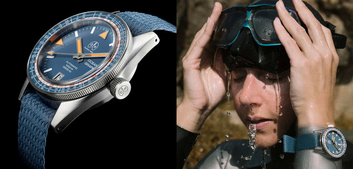 Siri Østvold Celebrates Diving Achievements with Ollech & Wajs Ocean Graph