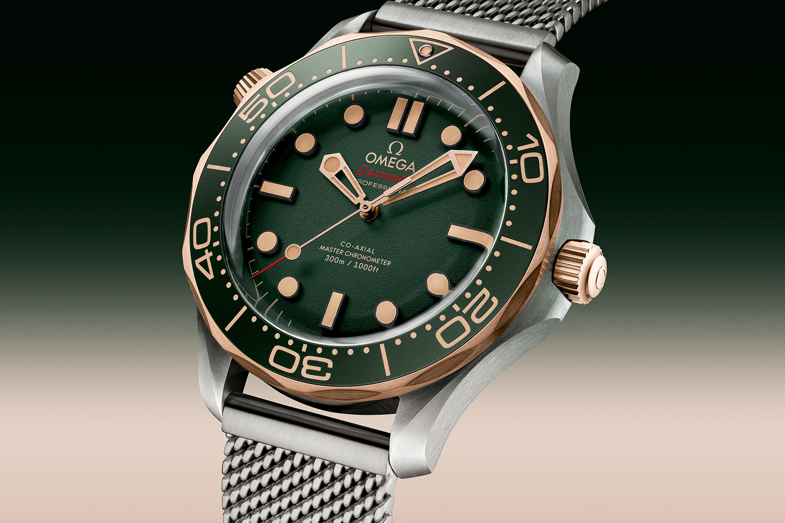 Omega Seamaster Diver 300m Titanium and Bronze Gold 210.90.42.20.10
