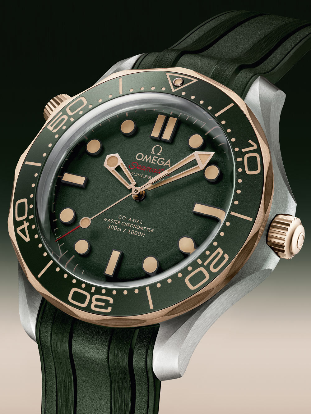 Omega Seamaster Diver 300m Titanium and Bronze Gold 210.90.42.20.10