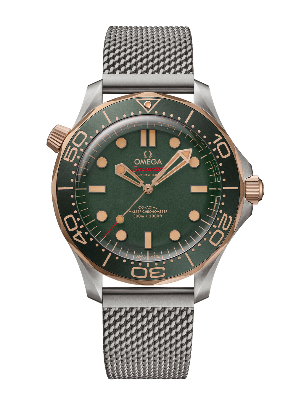 Omega Seamaster Diver 300m Titanium and Bronze Gold 210.90.42.20.10